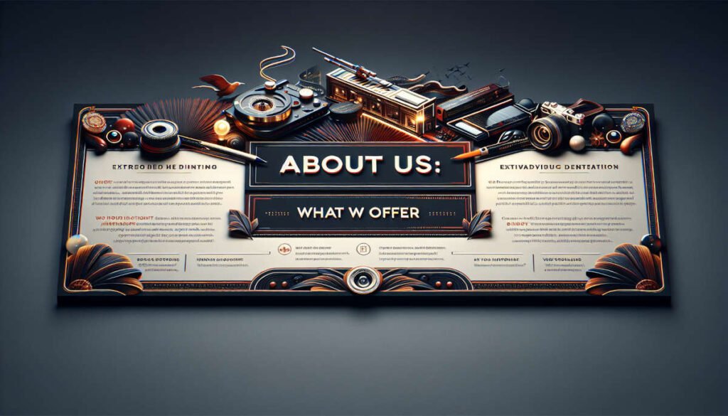 About Us: What We Offer